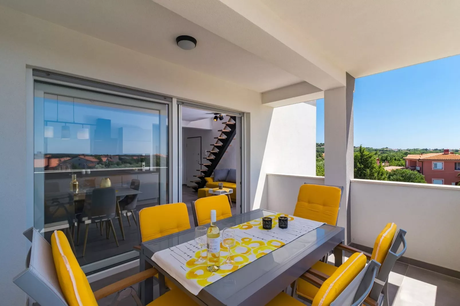 Penthouse Sax with Sea View-Terrasbalkon