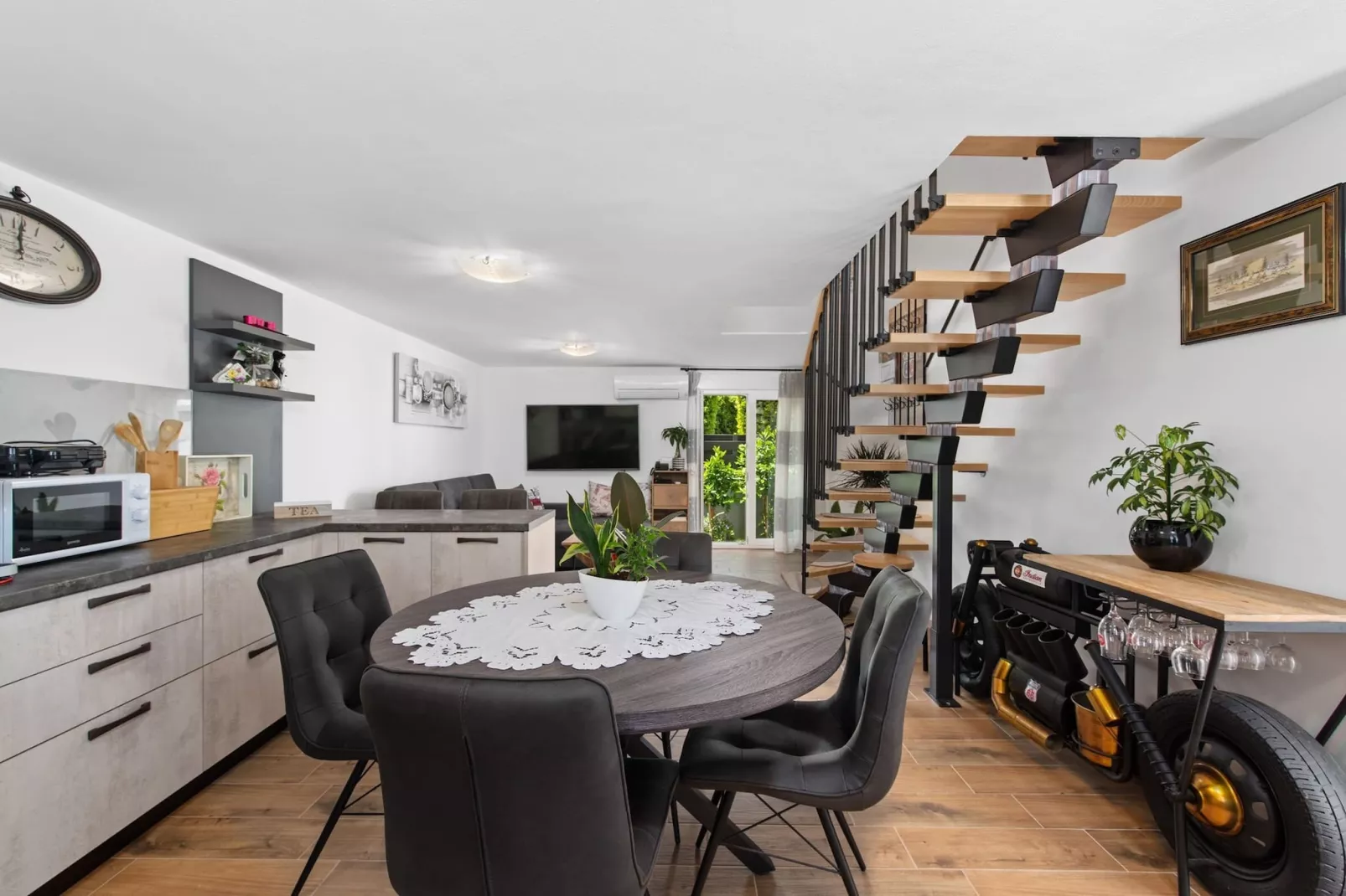 Holiday Home Sea - Beautiful Garden, Sea View-Keuken