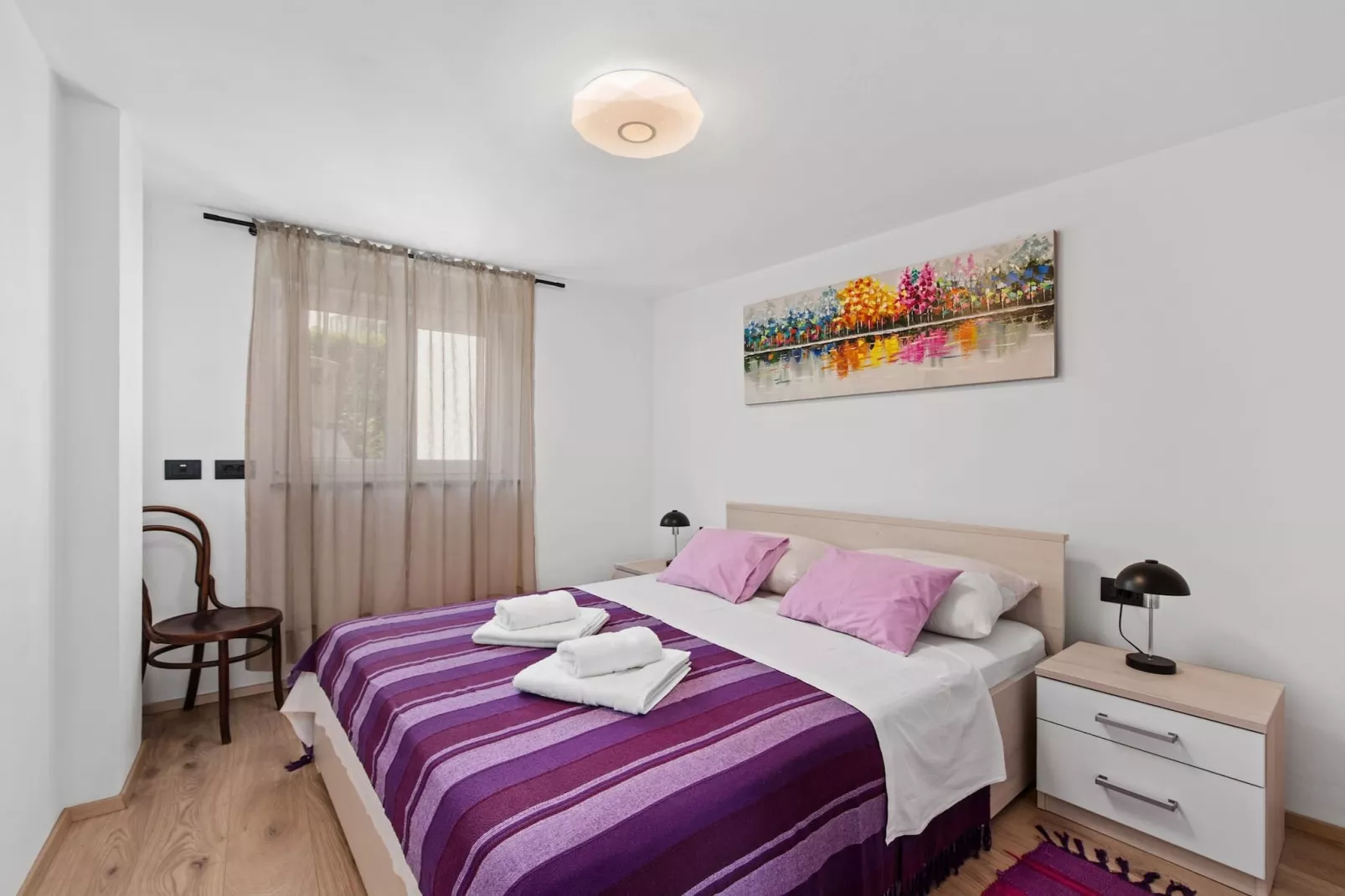 Holiday Home Sea - Beautiful Garden, Sea View-Slaapkamer