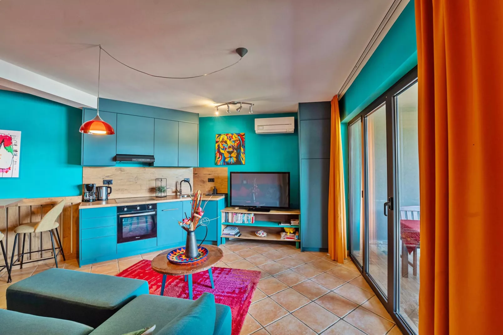 Oliveto - Apt. Sole with Sea View-Keuken