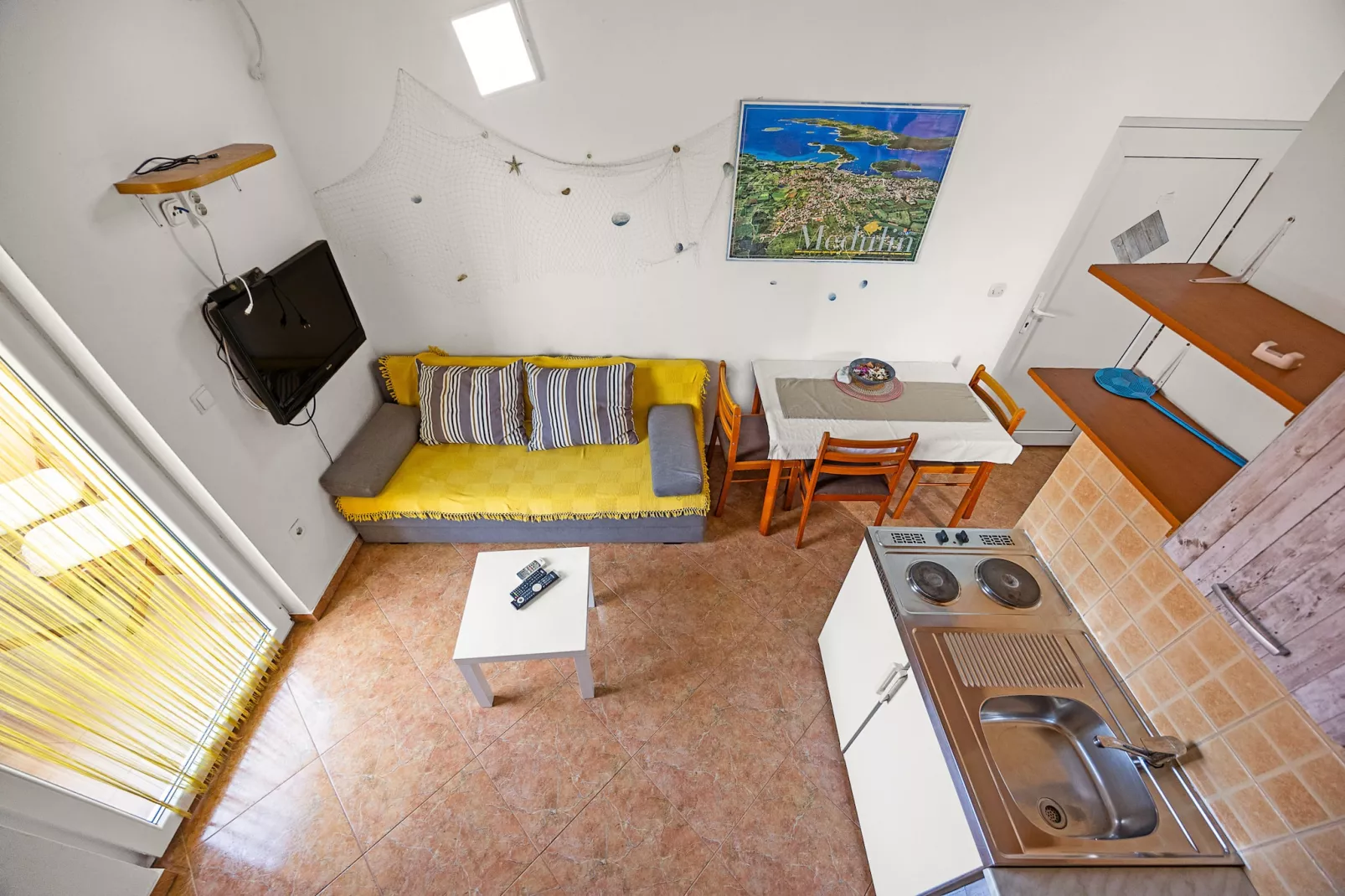 Mijic Studio 2 - 250 m to the Beach-Woonkamer