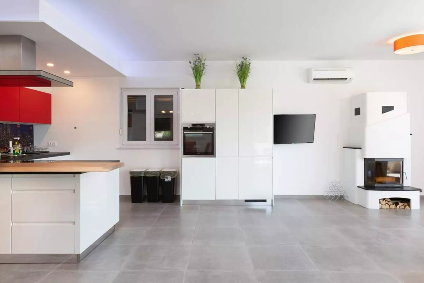 Villa Histra - Private Pool, Sea View, 5 Bedrooms-Keuken