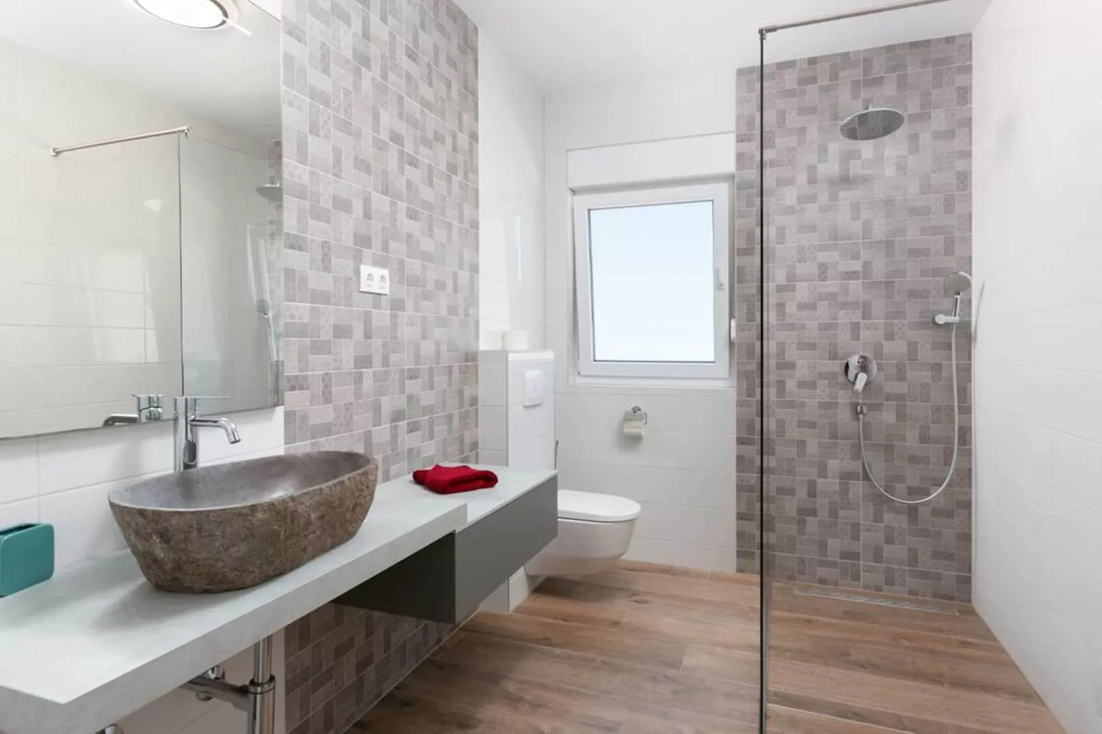 Villa Histra - Private Pool, Sea View, 5 Bedrooms-Badkamer