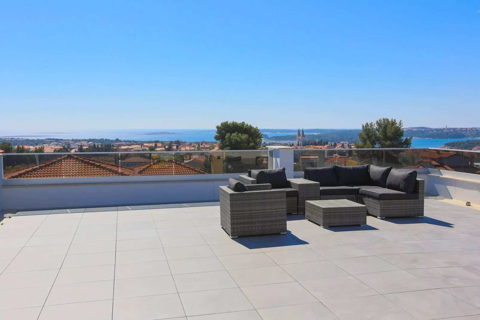 Villa Histra - Private Pool, Sea View, 5 Bedrooms-Terras