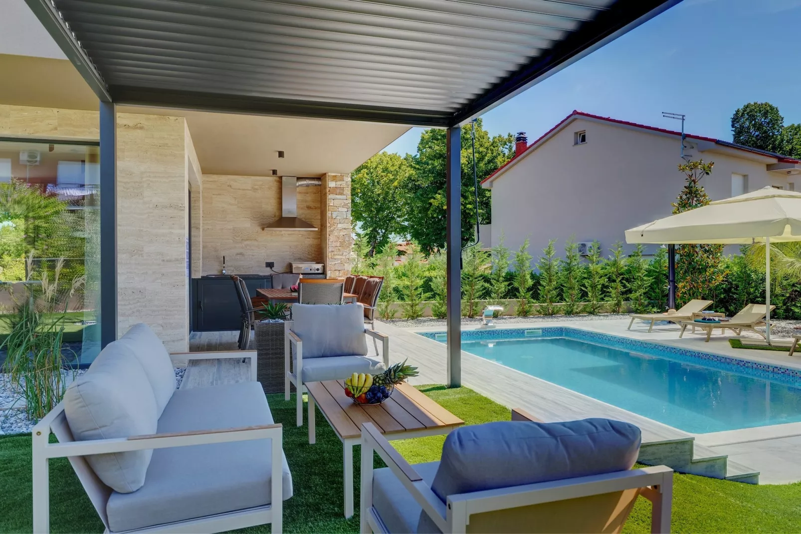 Villa Pieron-Terrasbalkon