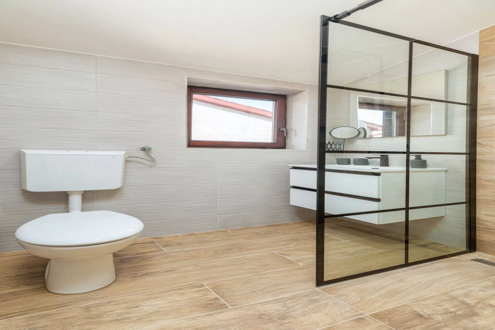 Marceta Double Room - Pool and Big Garden-Badkamer