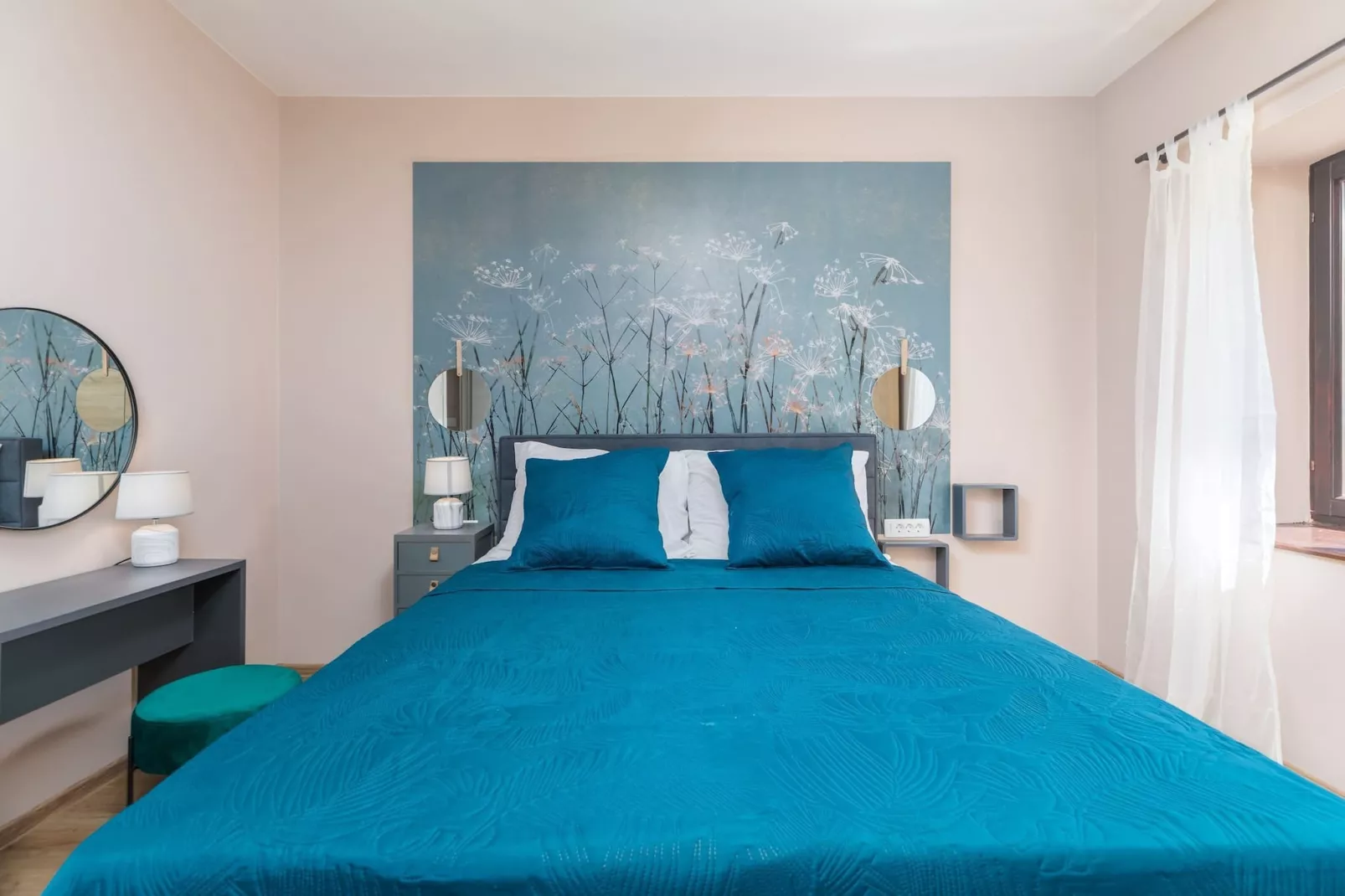 Marceta Apartment 1 - Pool and Big Garden-Slaapkamer