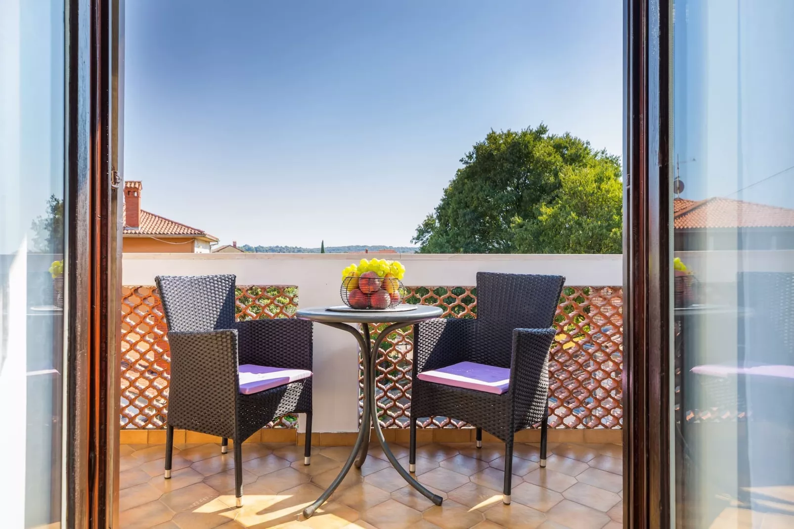Marceta Apartment 4 - Pool and Big Garden-Terrasbalkon
