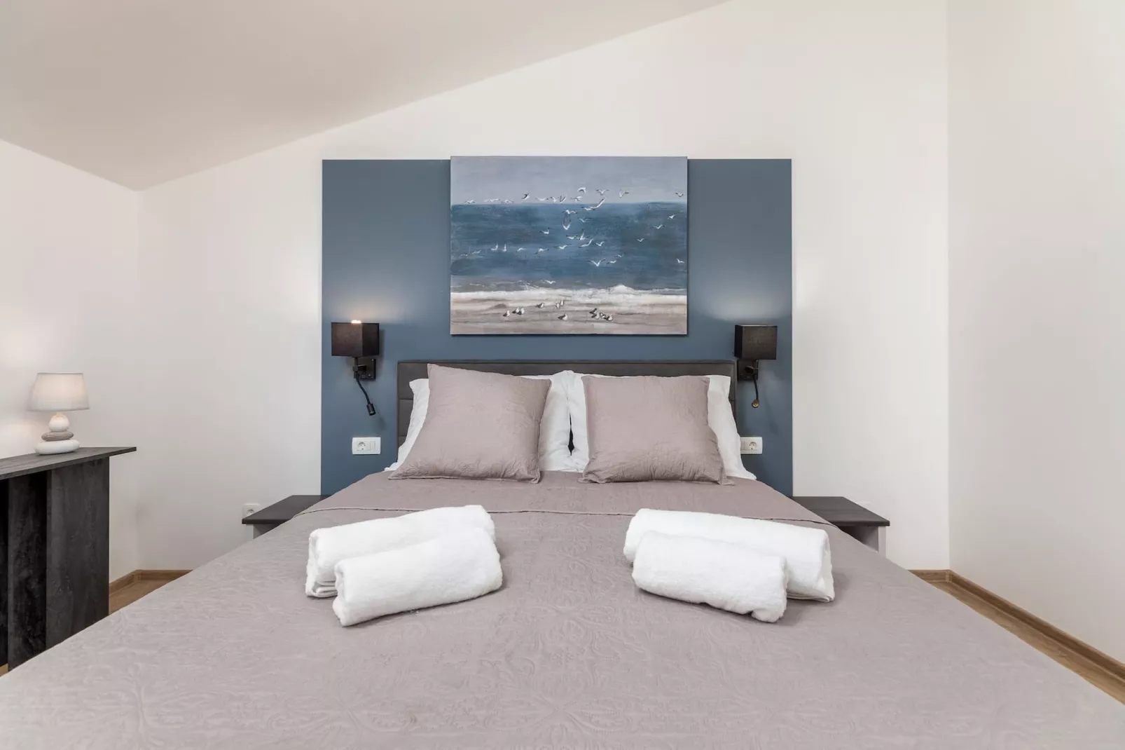 Marceta Apartment 4 - Pool and Big Garden-Slaapkamer