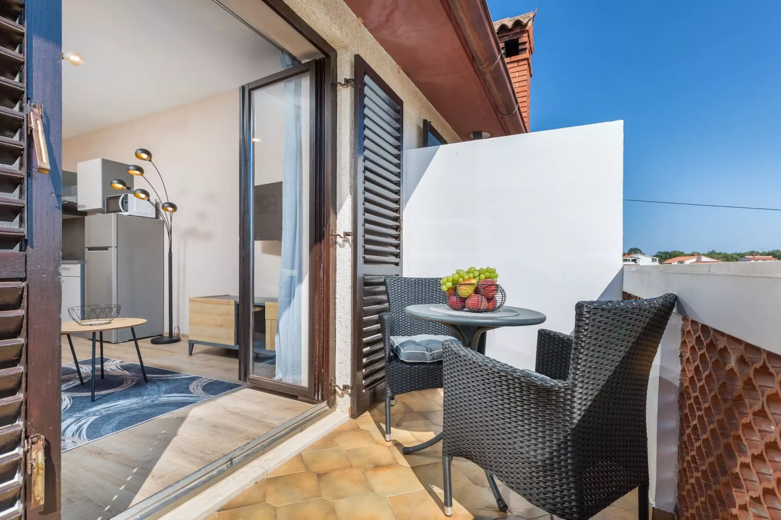 Marceta Apartment 3 - Pool and Big Garden-Terrasbalkon