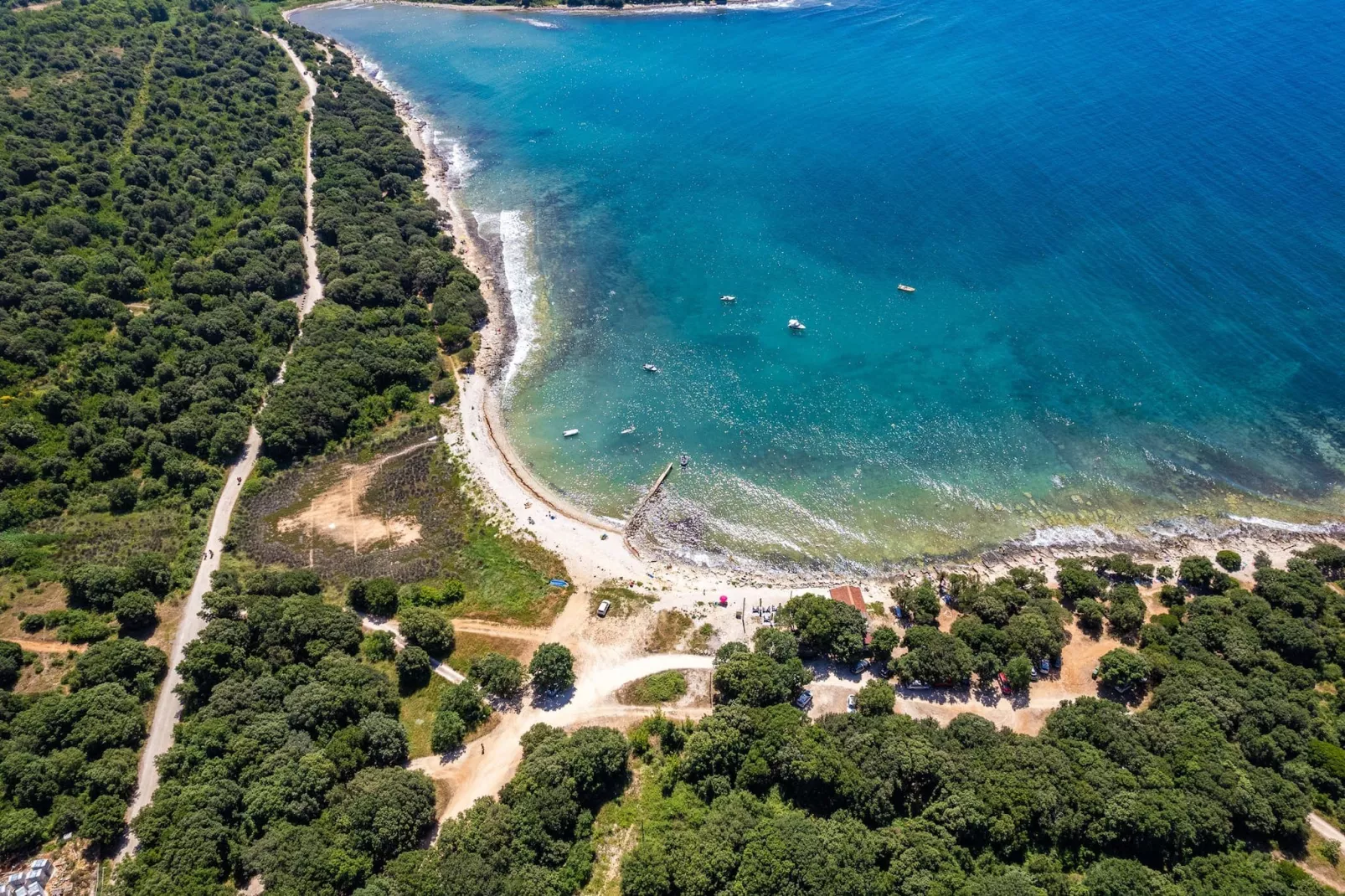 Barbariga Beach Apartment-Gebieden zomer 20km