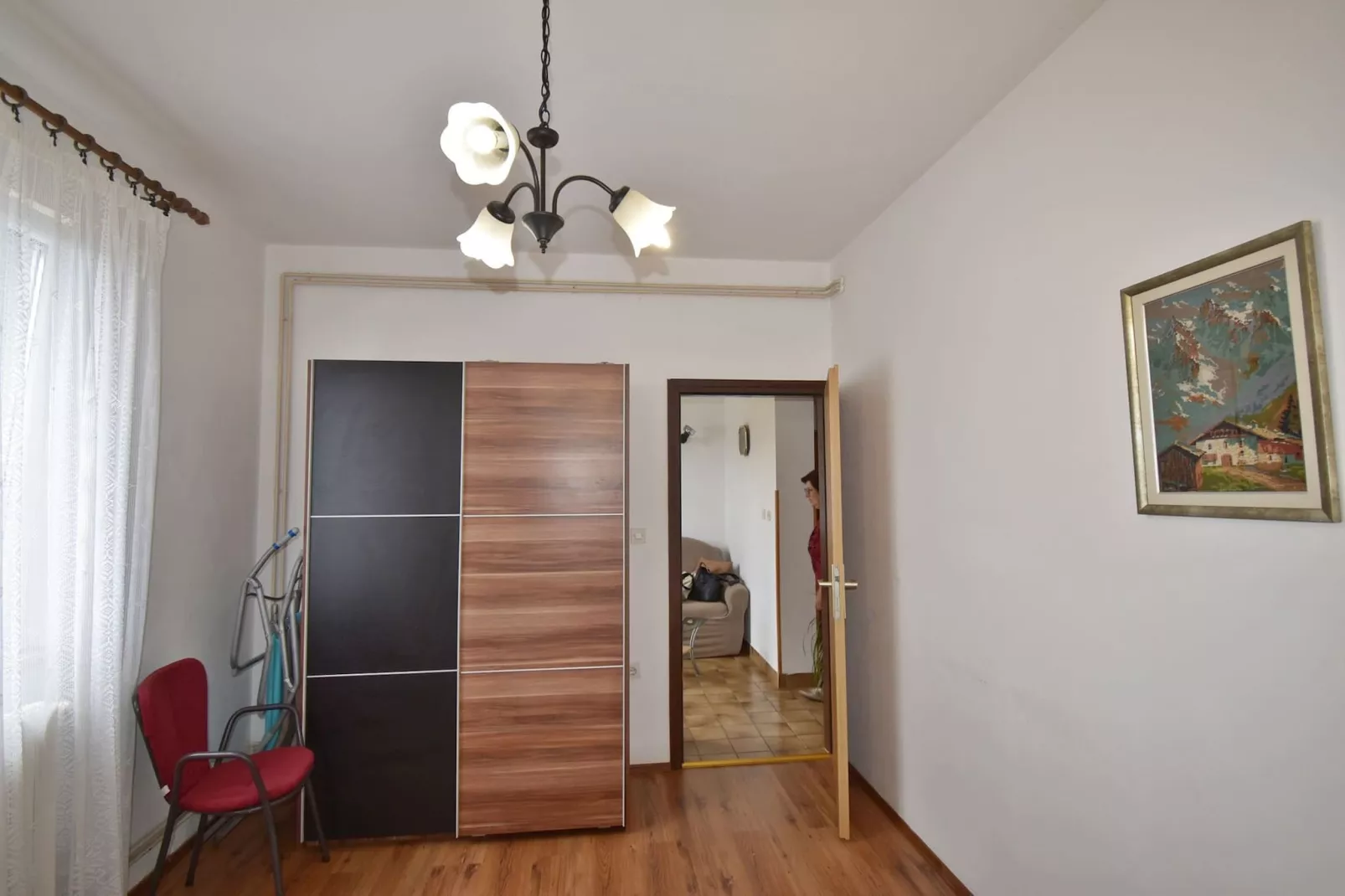 Apartment Neda with Wonderful Sea View-Slaapkamer