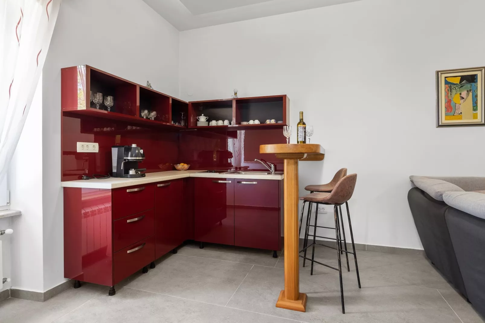 Villa Katarina - Old Stone House with Private Pool-Keuken