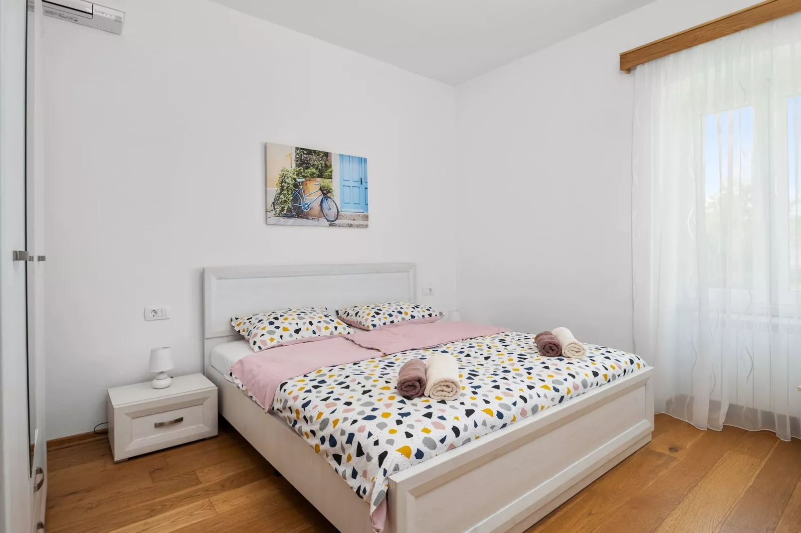 Villa Katarina - Old Stone House with Private Pool-Slaapkamer