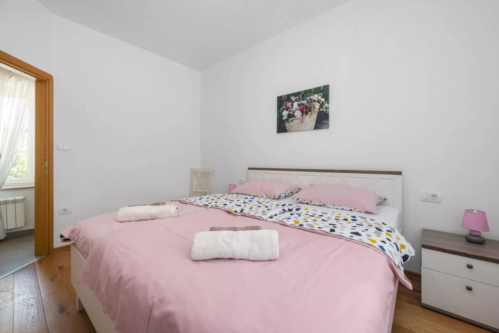 Villa Katarina - Old Stone House with Private Pool-Slaapkamer