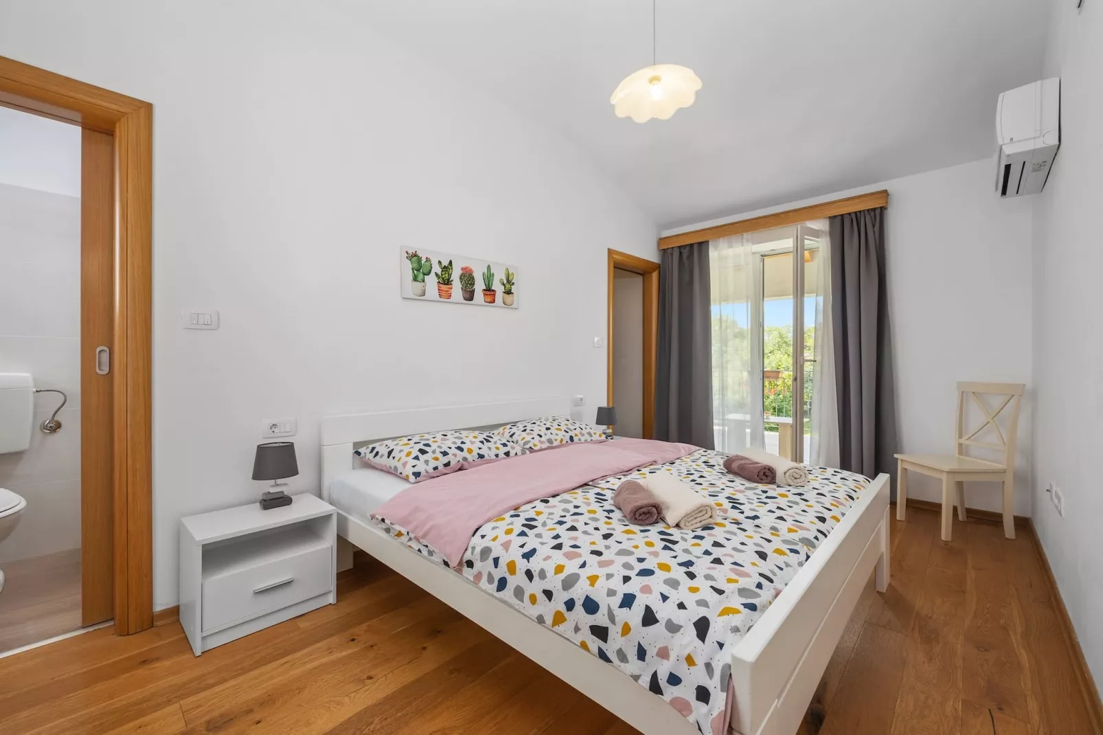 Villa Katarina - Old Stone House with Private Pool-Slaapkamer