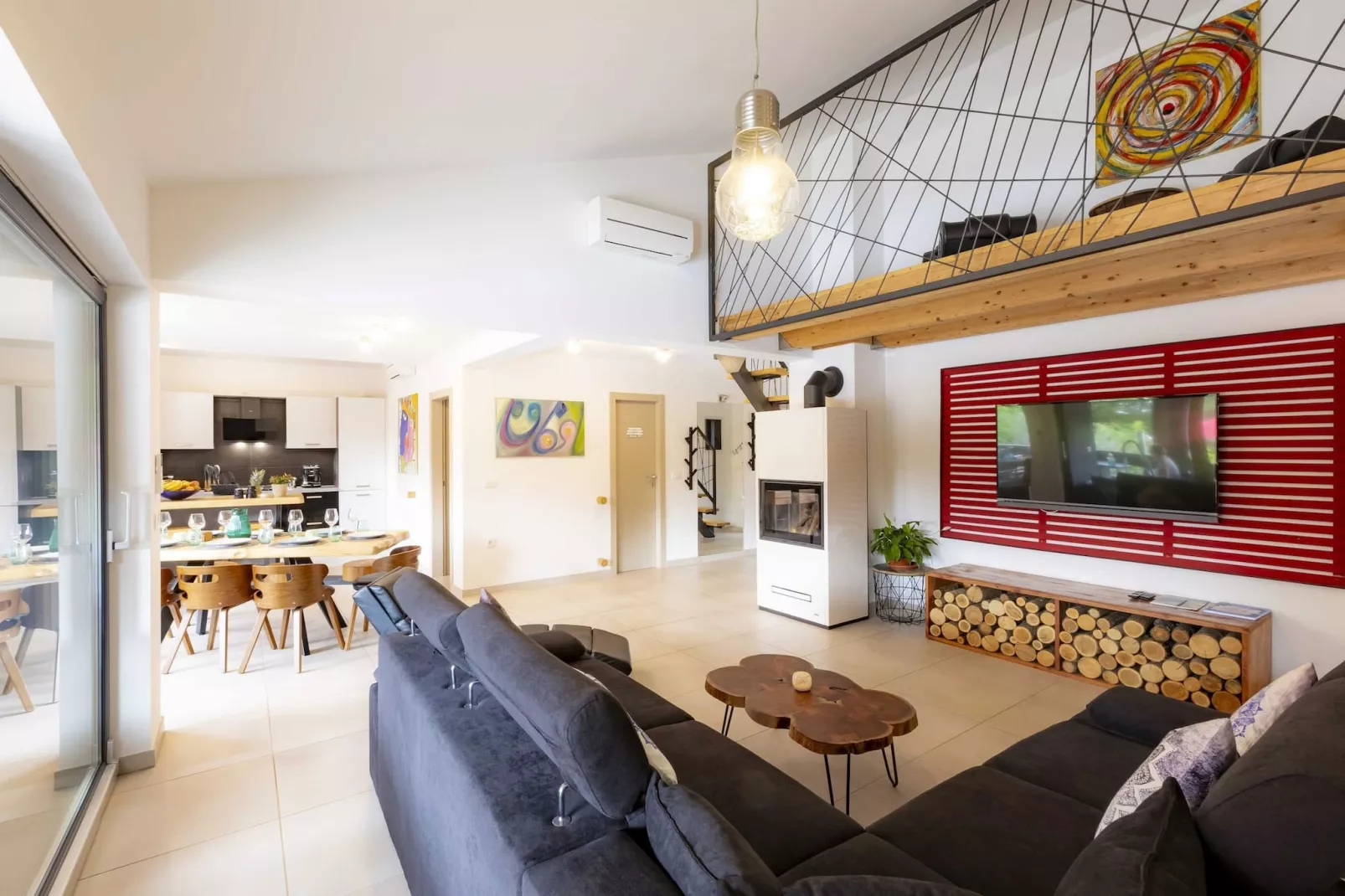 Red House Kraj Drage - Oasis in the Nature-Woonkamer