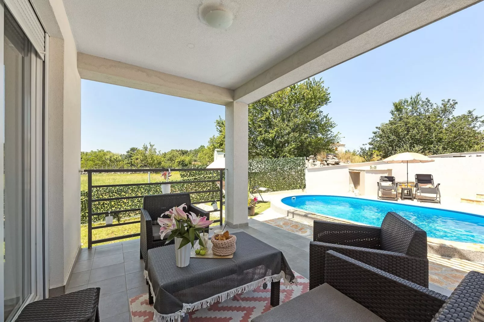 Villa Jakov with Private Pool-Terras