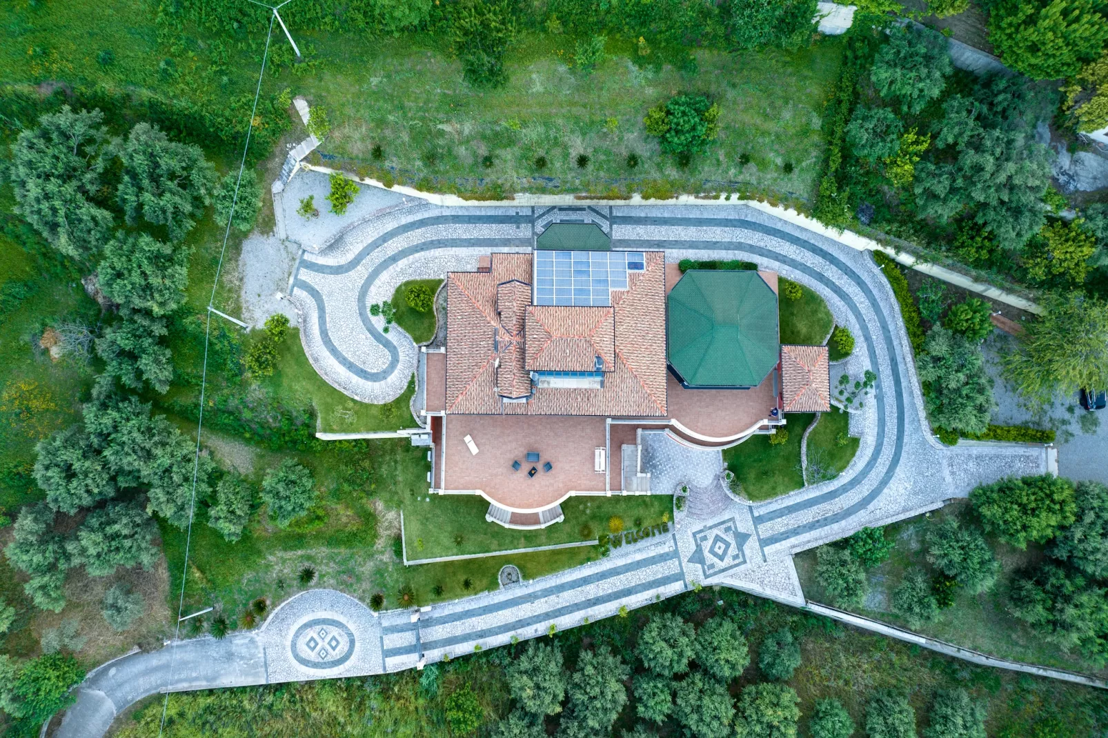 Villa Rosaria-Buitenkant zomer