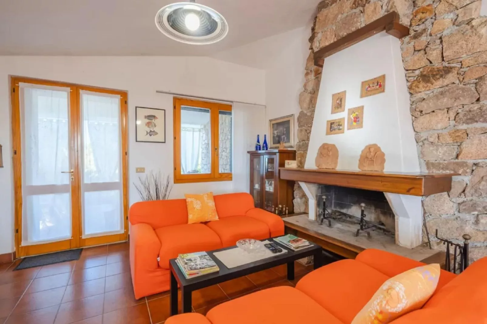 Casa Li Feruli-Woonkamer
