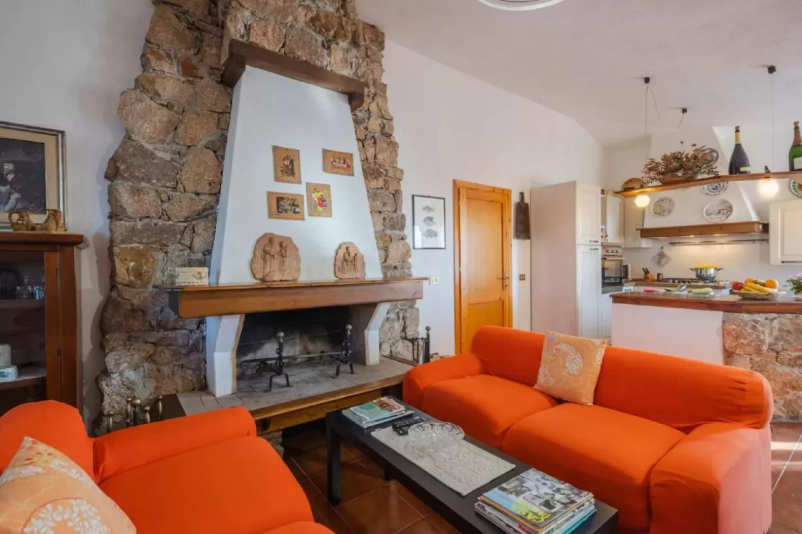 Casa Li Feruli-Woonkamer