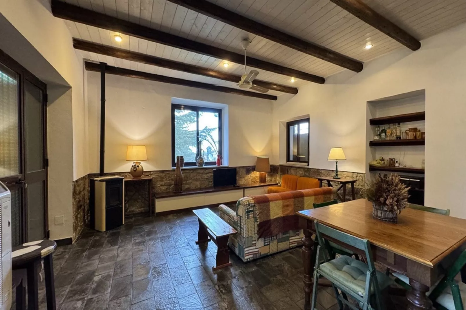 Villa Castelbuono-Woonkamer