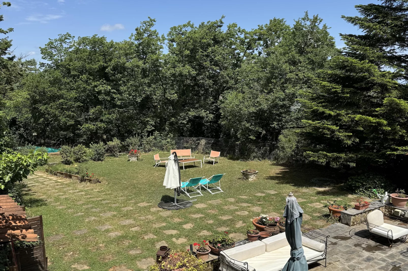 Villa Castelbuono-Tuinen zomer
