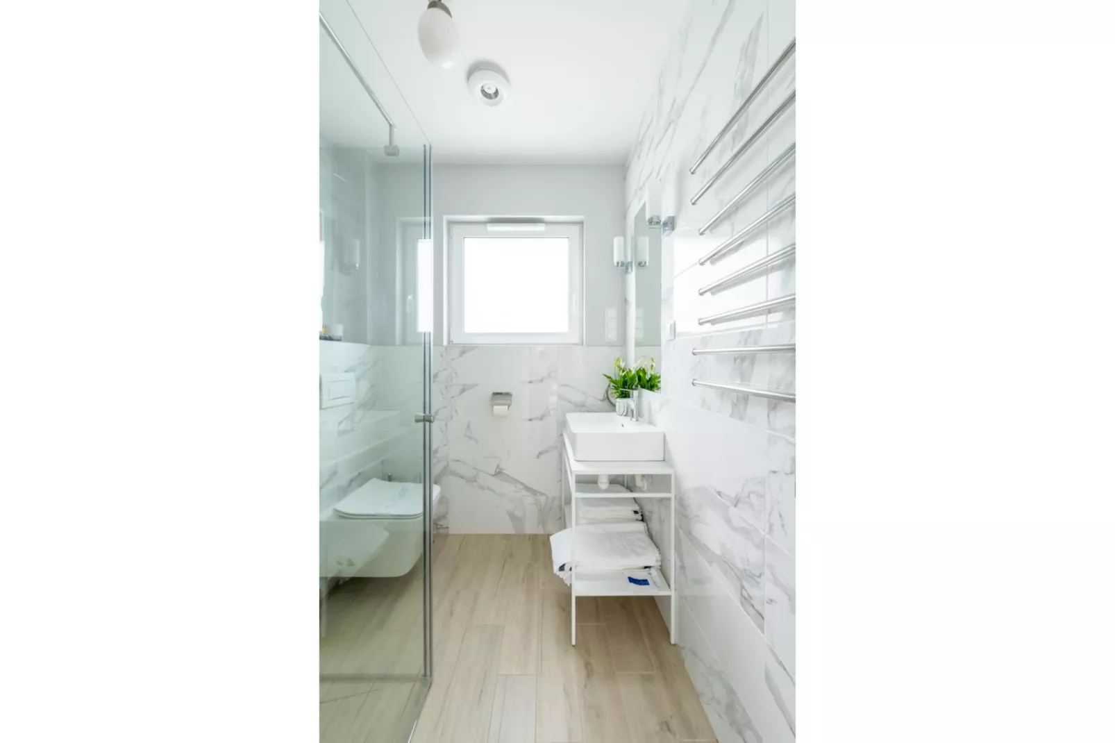 Villa Hoff Ferienhäuser Domek 5 Pers-Badkamer