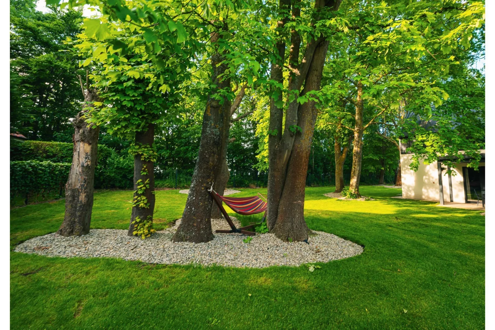 Villa Hoff Ferienhäuser Domek 5 Pers-Tuinen zomer