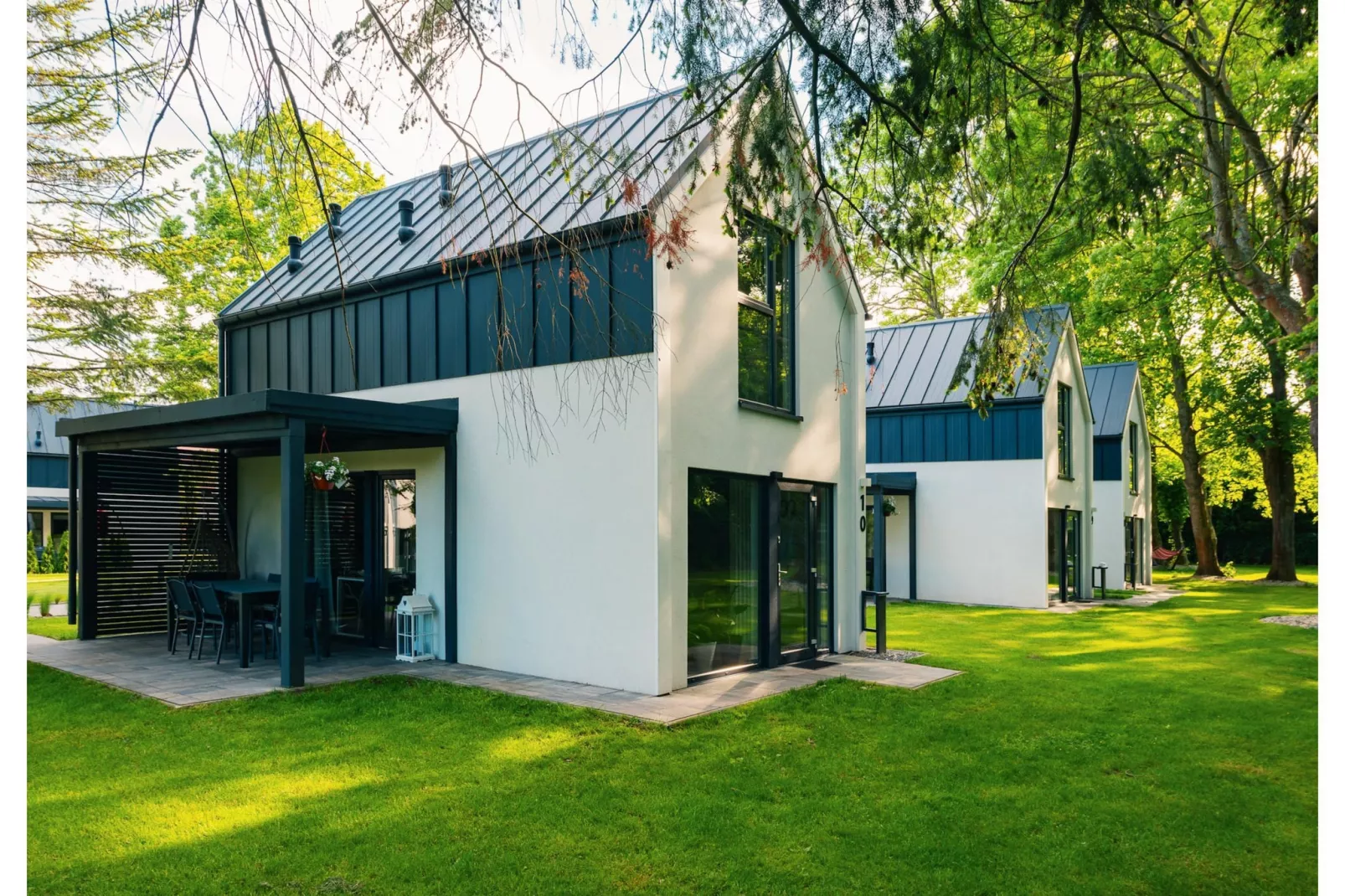 Villa Hoff Ferienhäuser Domek 5 Pers-Buitenkant zomer