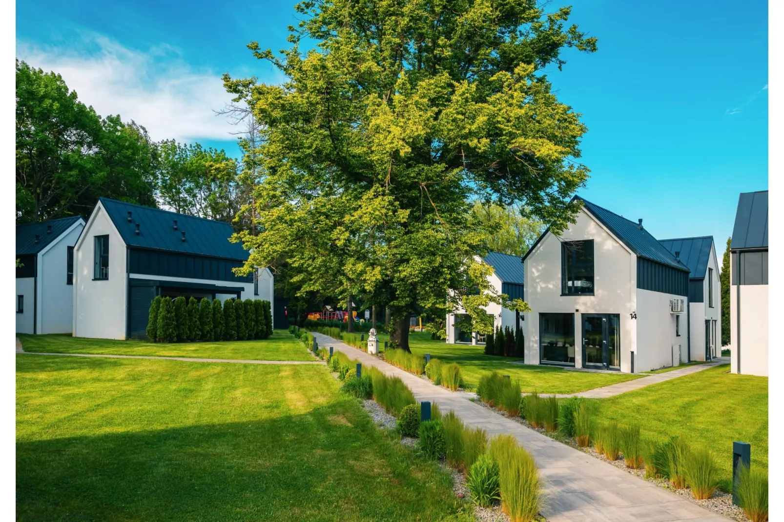 Villa Hoff Ferienhäuser Domek 5 Pers-Buitenkant zomer