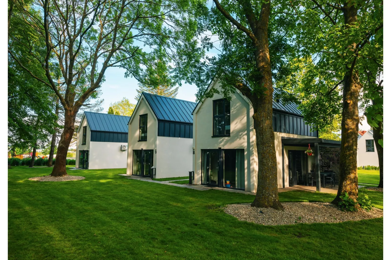 Villa Hoff Ferienhäuser Domek 5 Pers-Buitenkant zomer