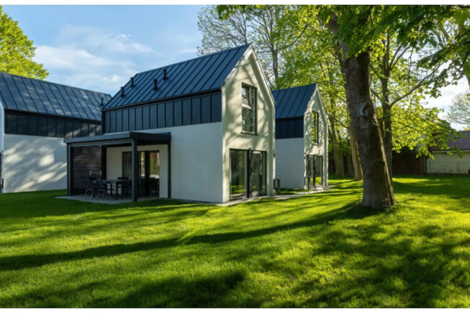 Villa Hoff Ferienhäuser Domek 5 Pers-Buitenkant zomer