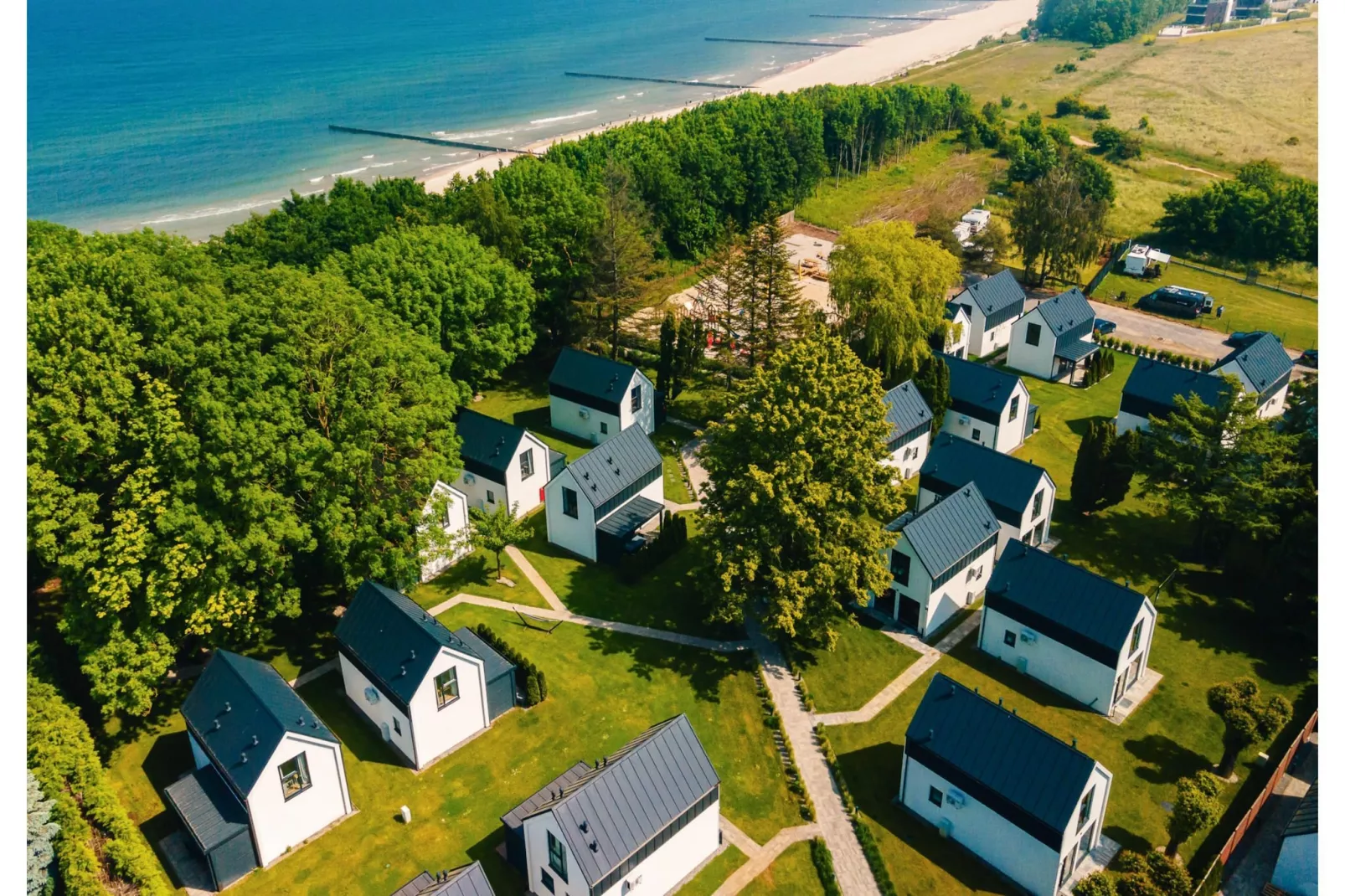 Villa Hoff Ferienhäuser Domek 5 Pers-Sfeer