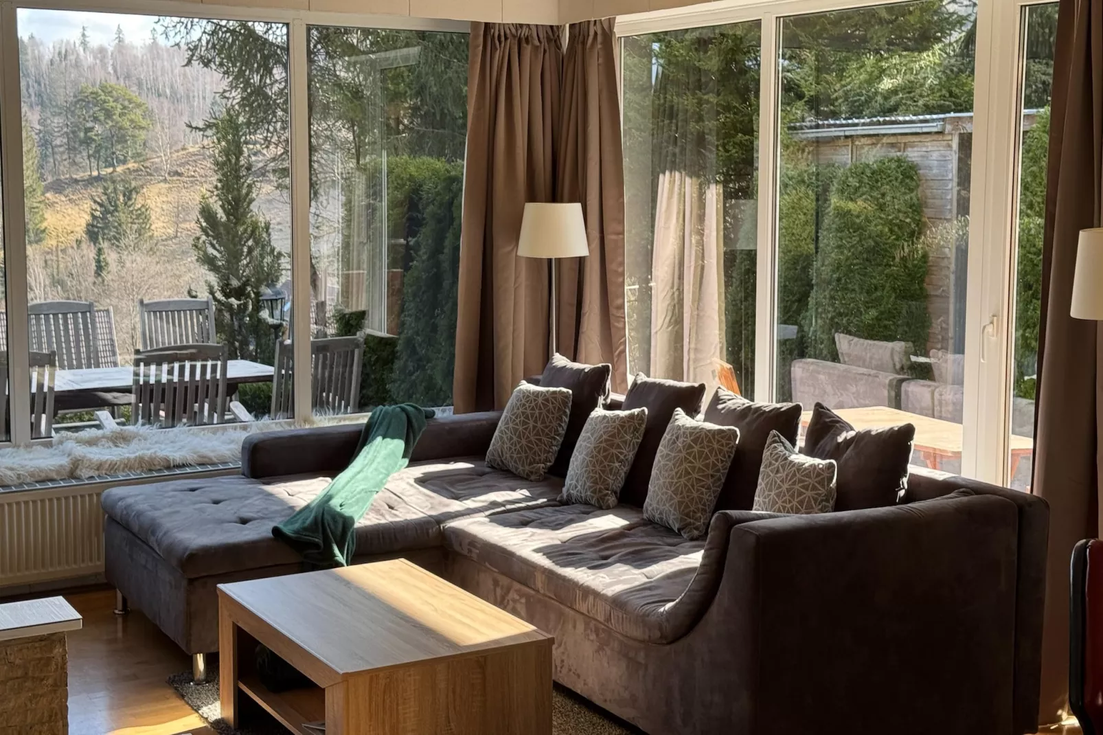 Bärenhütte 9 Personen-Woonkamer