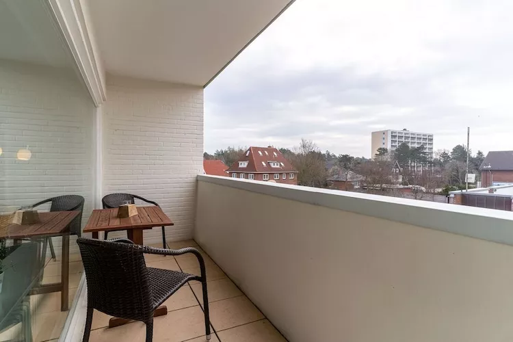 Ferienwohnung Ebbe St Peter-Ording-Terrasbalkon