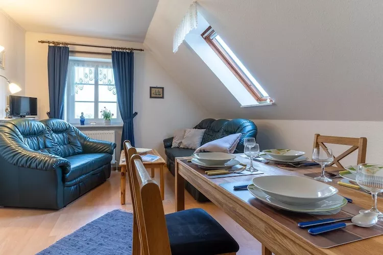 Ferienwohnung De ole Krabbenfischer Tönning-Woonkamer