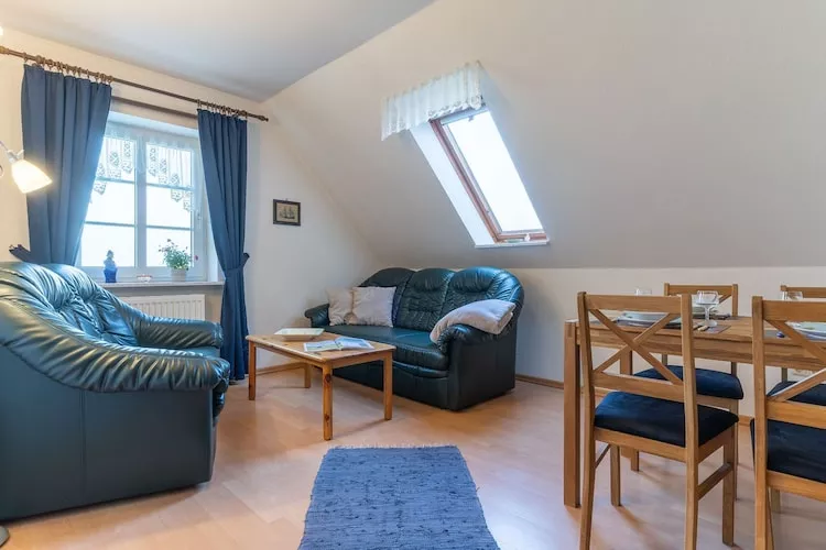 Ferienwohnung De ole Krabbenfischer Tönning-Woonkamer