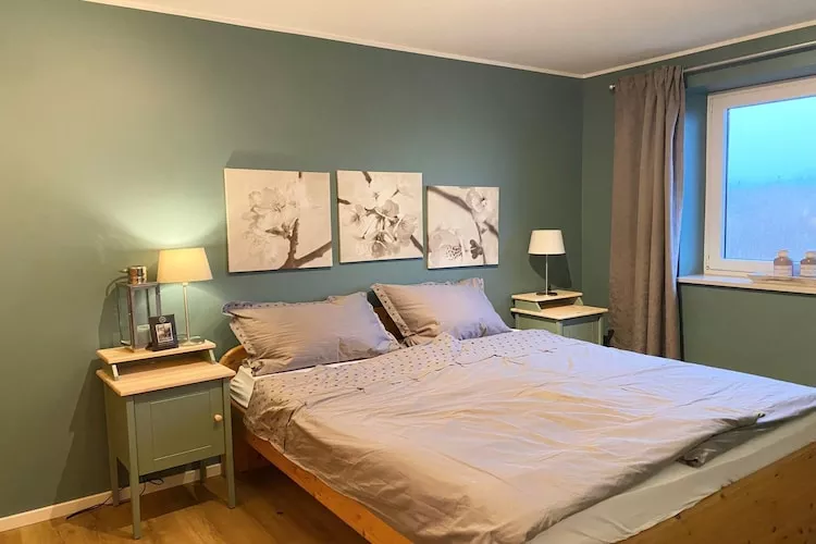 Ferienwohnung Deichglück 4 Pers-Slaapkamer