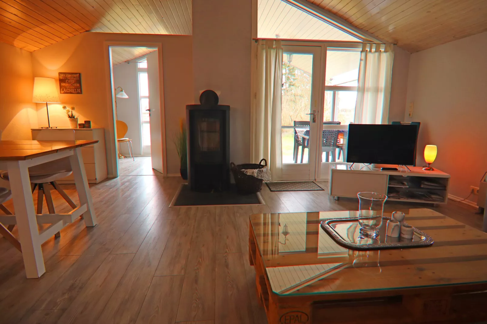 Ferienhaus in Hünning-Woonkamer