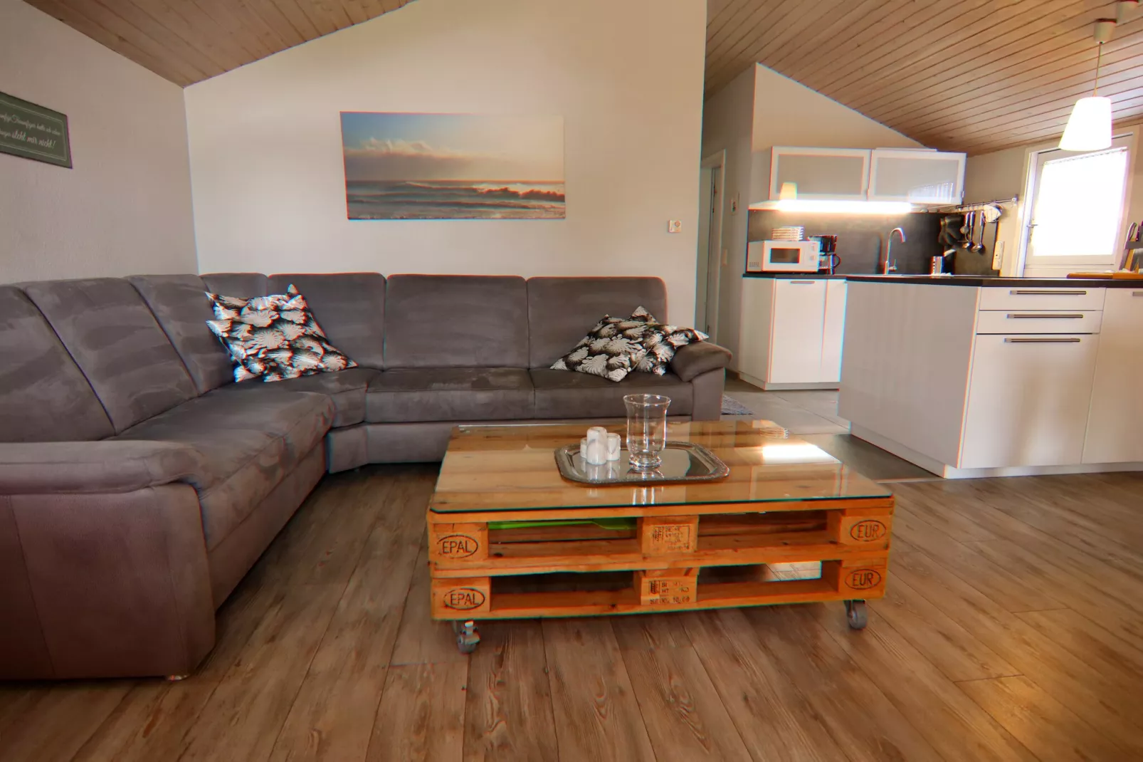 Ferienhaus in Hünning-Woonkamer