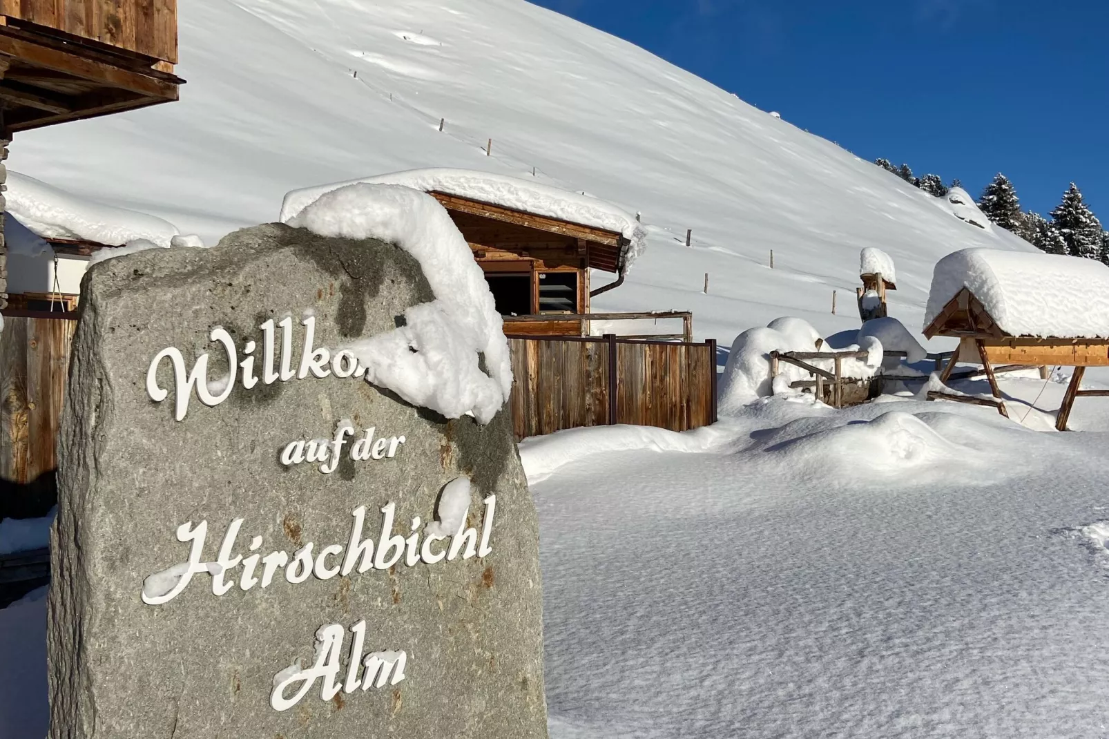 Ferienhaus Hirschbichlalm 8 Personen-Gebied winter 1km