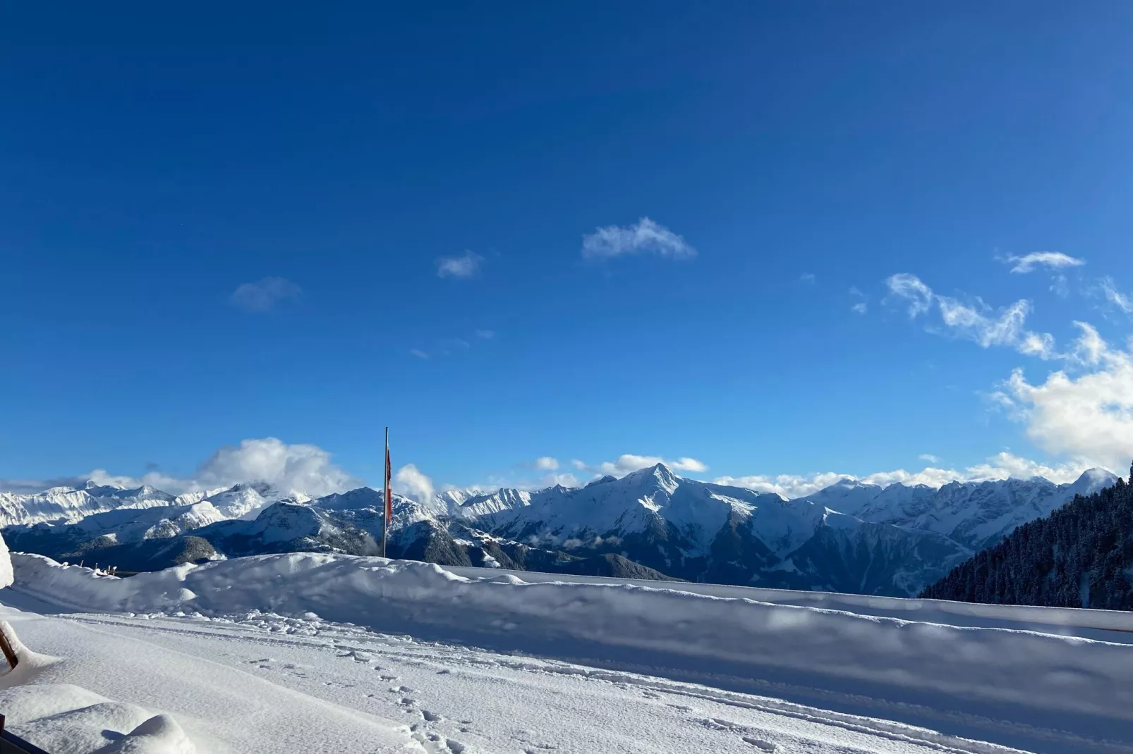 Ferienhaus Hirschbichlalm 8 Personen-Uitzicht winter