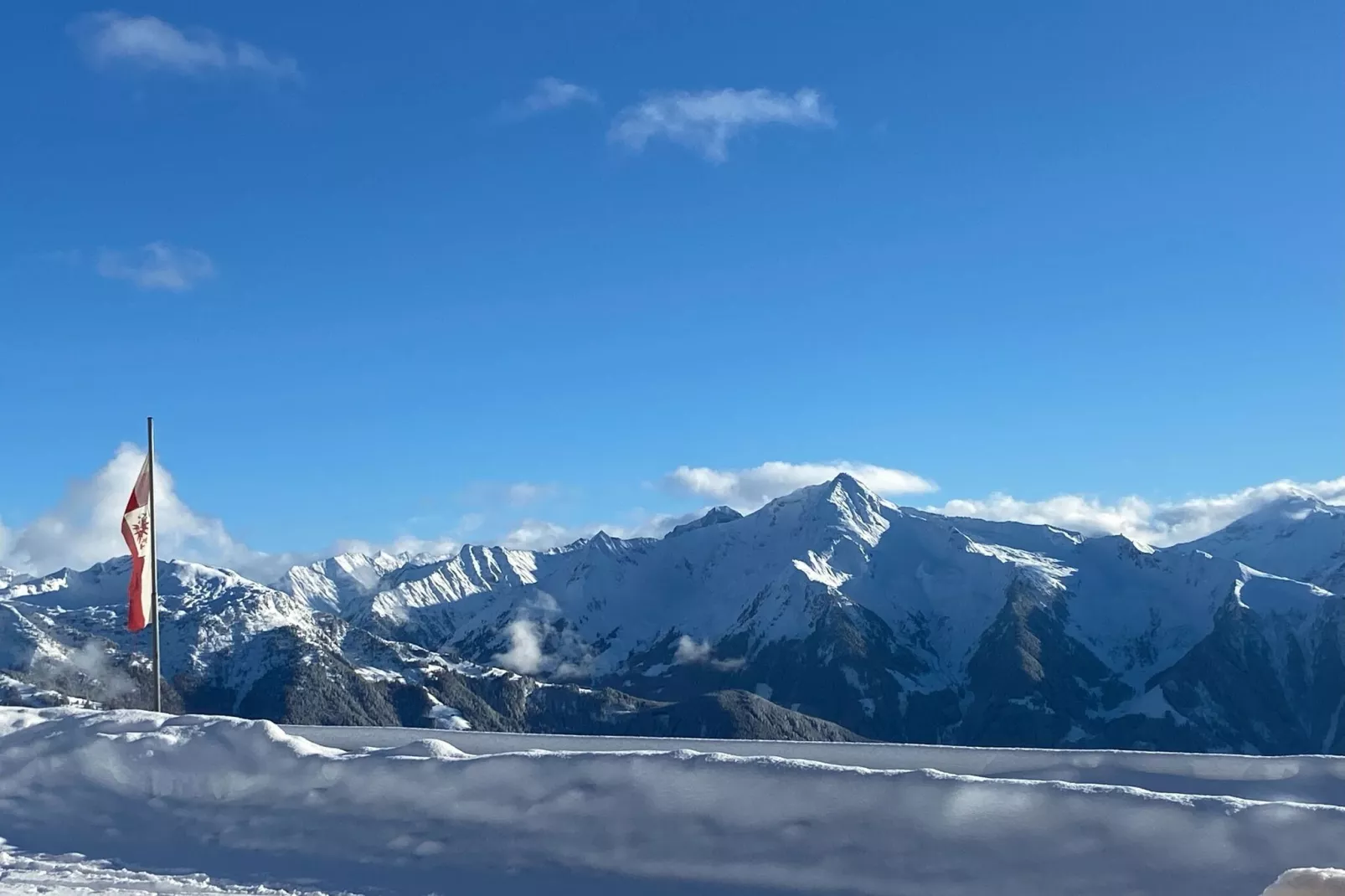 Ferienhaus Hirschbichlalm 8 Personen-Uitzicht winter