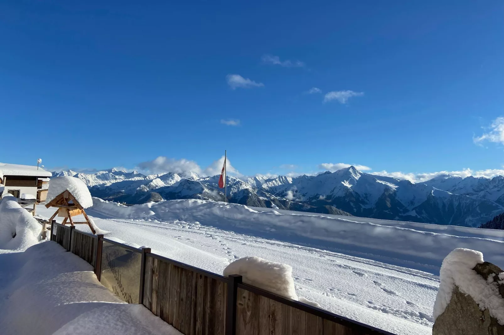 Ferienhaus Hirschbichlalm 8 Personen-Uitzicht winter