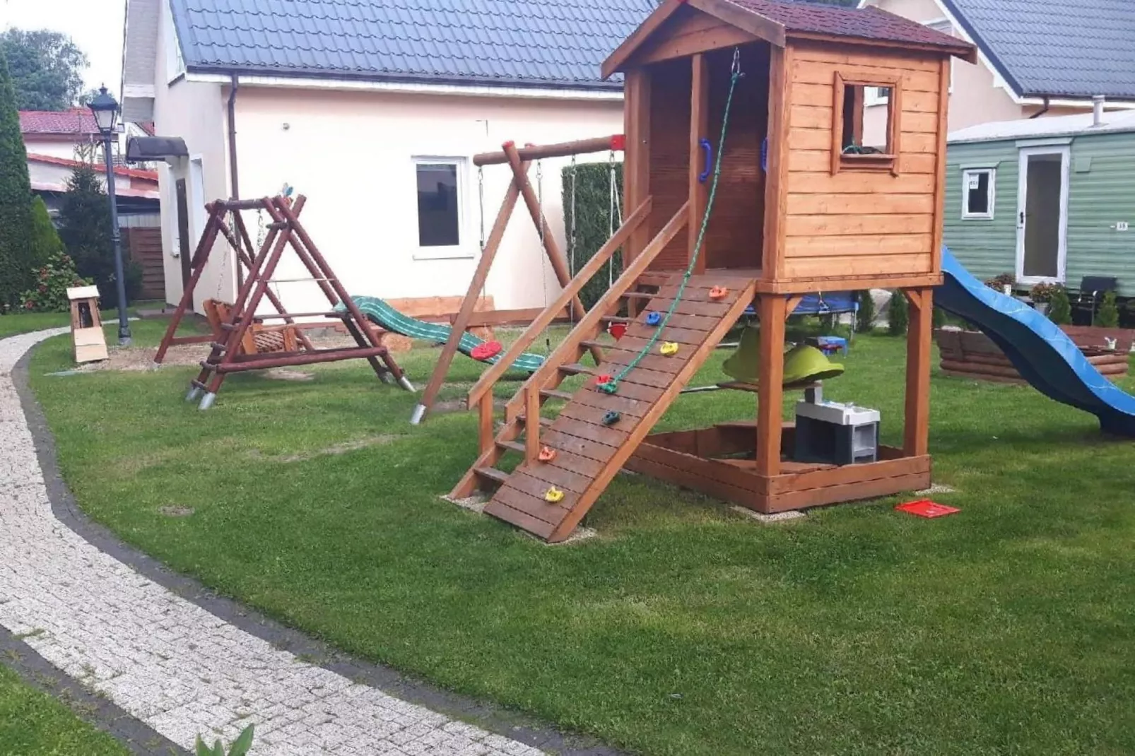 Domki wypoczynkowe Niechorze-Tuinen zomer