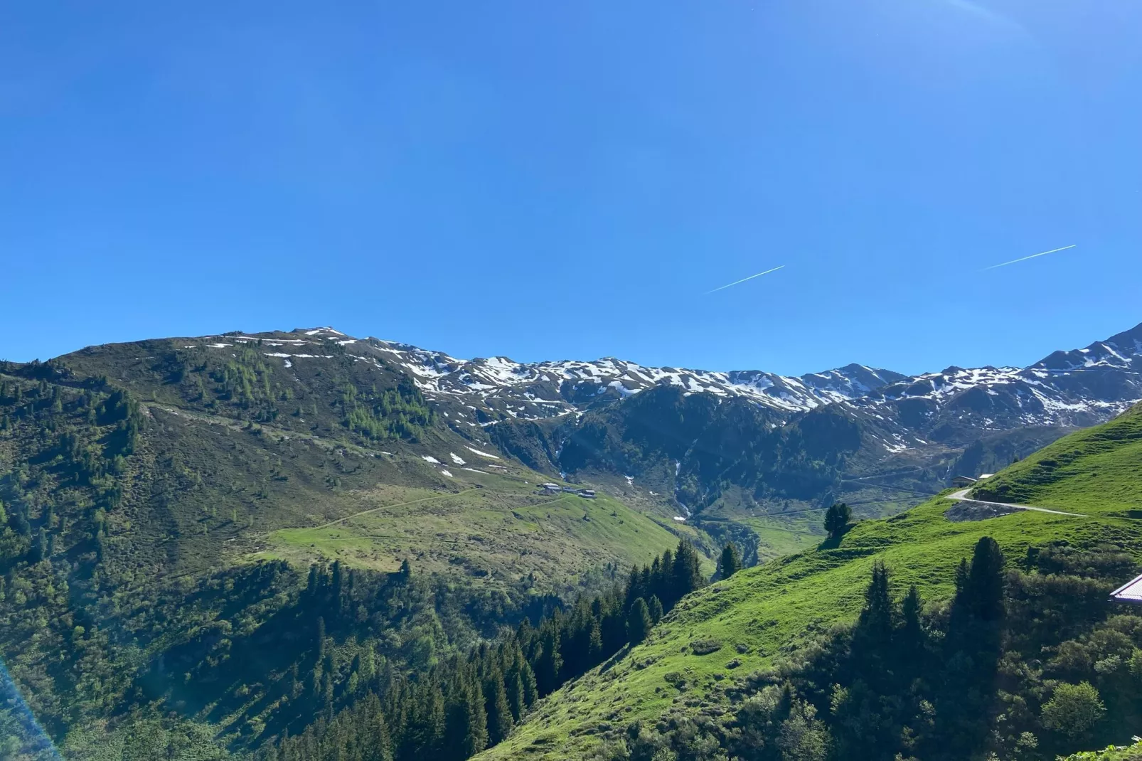 Hirschbichl Kuschelnest-Uitzicht zomer