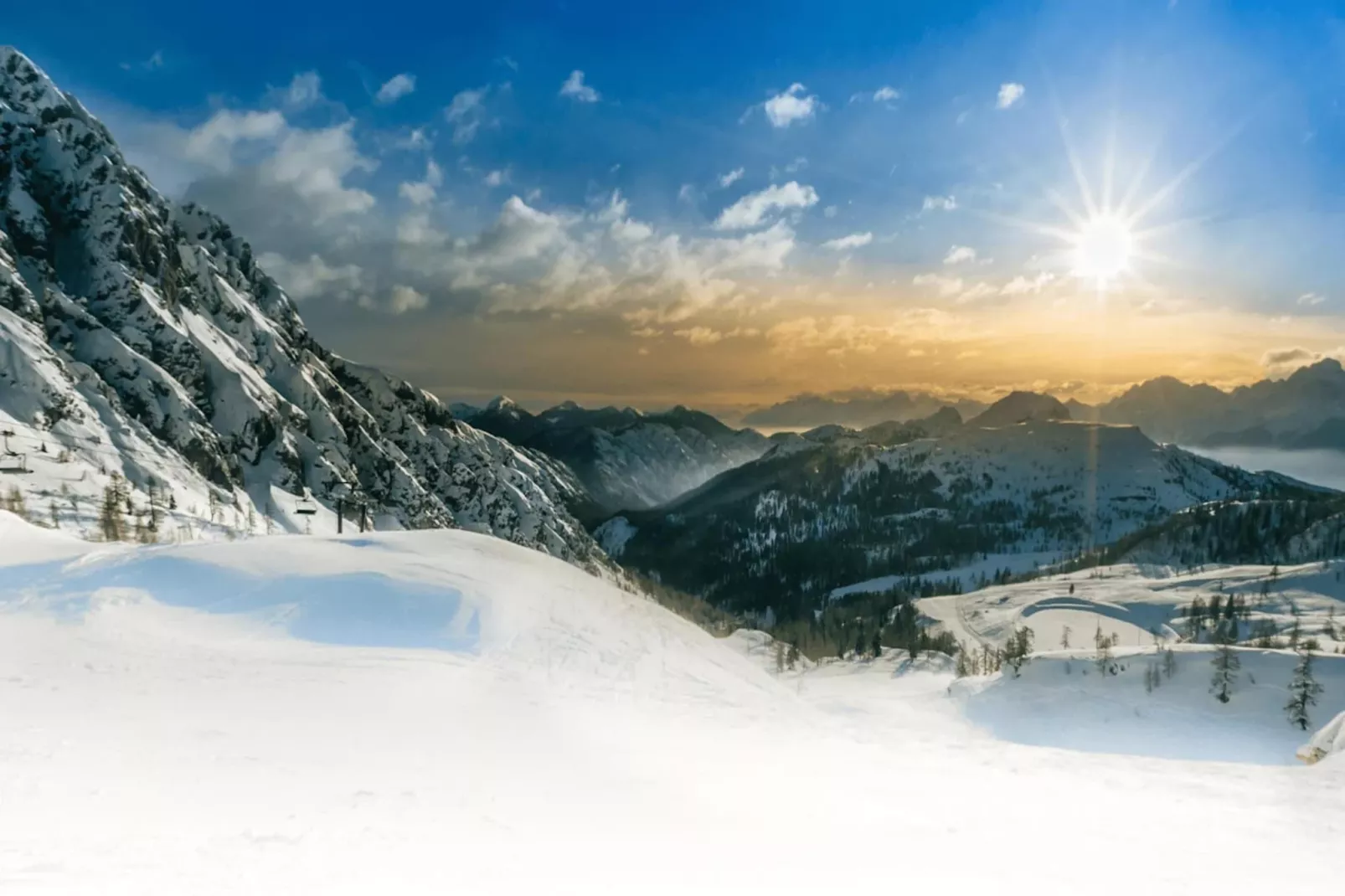 Resort Hermagor-Nassfeld 1-Gebied winter 20km
