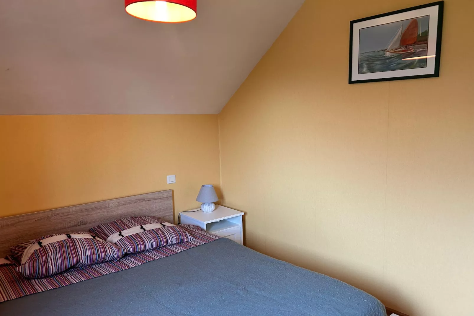 Maison de vacances avec jardin Surzur-Slaapkamer