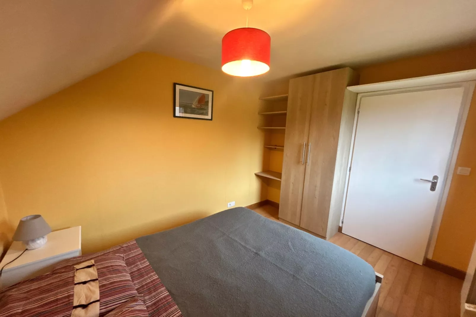 Maison de vacances avec jardin Surzur-Slaapkamer